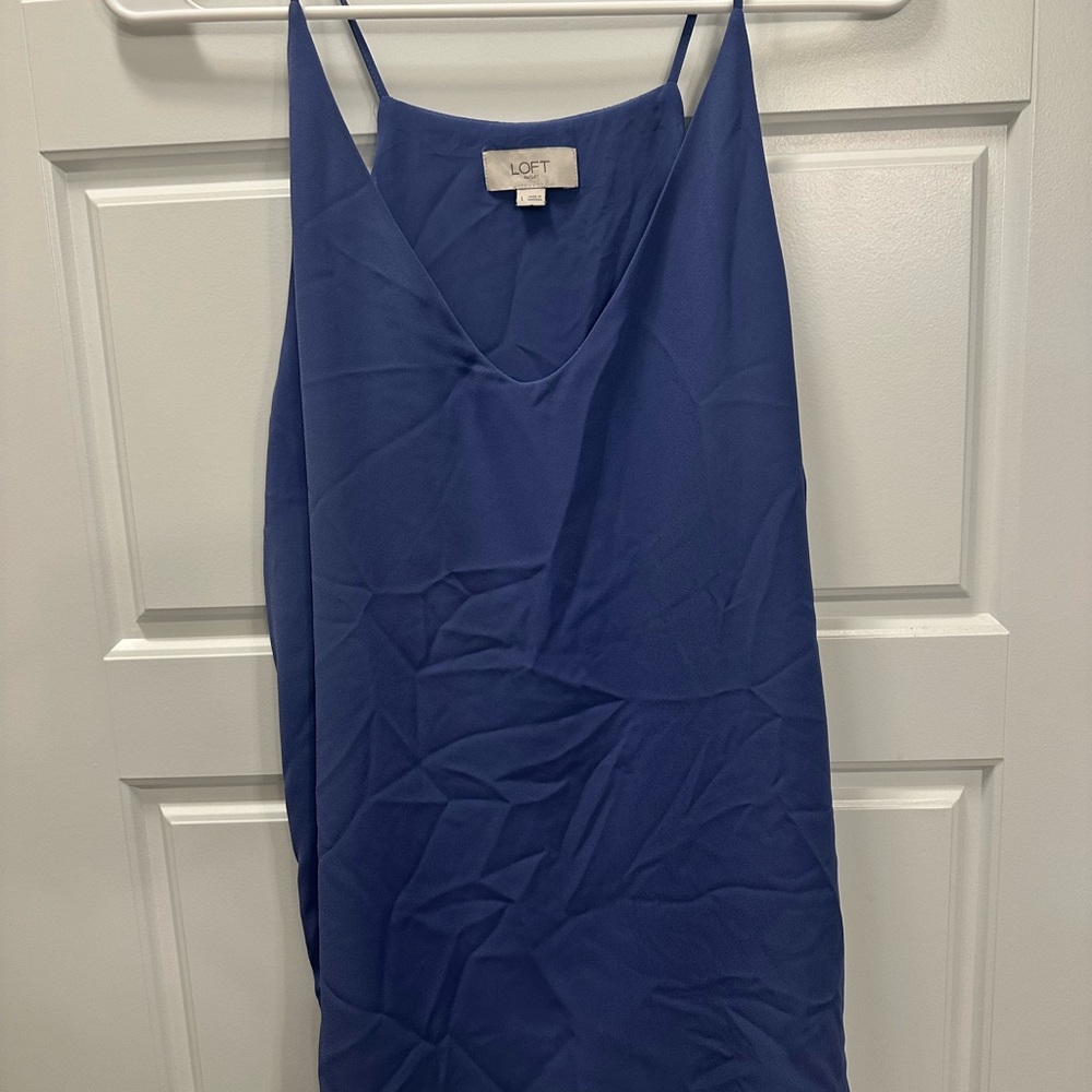 LOFT Periwinkle V-Neck Tank